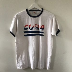 Cuba Ringer T shirt